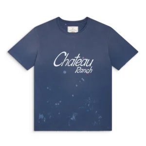 CHATEAU RANCH TEE Navy Front