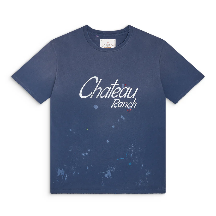 CHATEAU RANCH TEE Navy Front CHATEAU RANCH TEE Navy Front