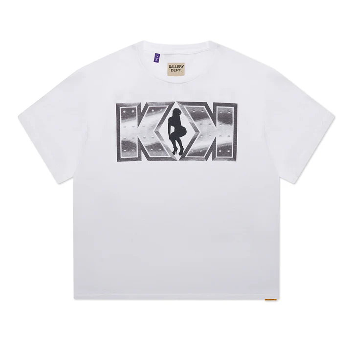 FUNKY ASS RECORDS TEE Clean White front FUNKY ASS RECORDS TEE Clean White front
