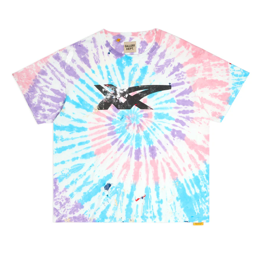 GD X ASICS SOUND MIND SOUND BODY TEE Tie Dye front GD X ASICS SOUND MIND SOUND BODY TEE Tie Dye front