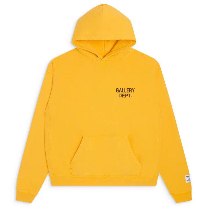 Gallery Dept 90'S GD LOGO HOODIE gold Gallery Dept 90'S GD LOGO HOODIE gold