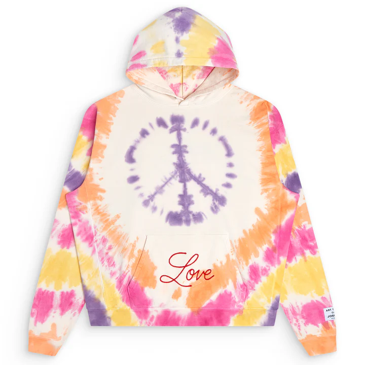 Gallery Dept PEACE LOVE HOODIE Tie Dye Gallery Dept PEACE LOVE HOODIE Tie Dye