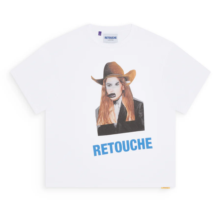 RETOUCHE HEIDI TEE White front RETOUCHE HEIDI TEE White front