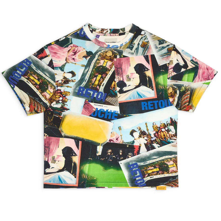 RETOUCHE UNISEX BOXY TEE Retouche Print front RETOUCHE UNISEX BOXY TEE Retouche Print front