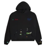 GALLERY DEPT ART ON DISPLAY HOODIE VINTAGE BLACK FRONT