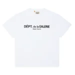 GALLERY DEPT FRENCH LOGO LUX TEE CLEAN WHITE FRONT