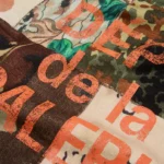 GALLERY DEPT MIXED CAMO TEE PRINTED PATCHWORK CAMO BACK DESIGN