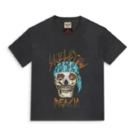 GALLERY DEPT SKELETON BEACH TEE LIGHT VINTAGE BLACK FRONT