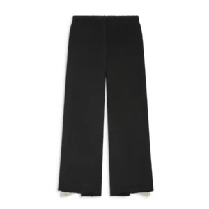 GD TWISTED LEG SWEATPANT FLARE Washed Black Back