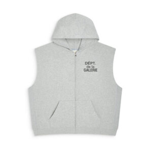 GD 90'S FULL ZIP CUT OFF HOODIE Front