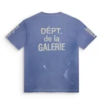 GD PAINTED FRENCH COLLECTOR TEE french blue back