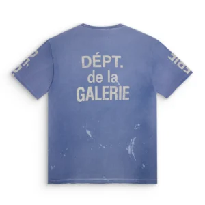 GD PAINTED FRENCH COLLECTOR TEE french blue back