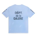 GD PAINTED FRENCH COLLECTOR TEE light blue back