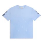 GD PAINTED FRENCH COLLECTOR TEE light blue front